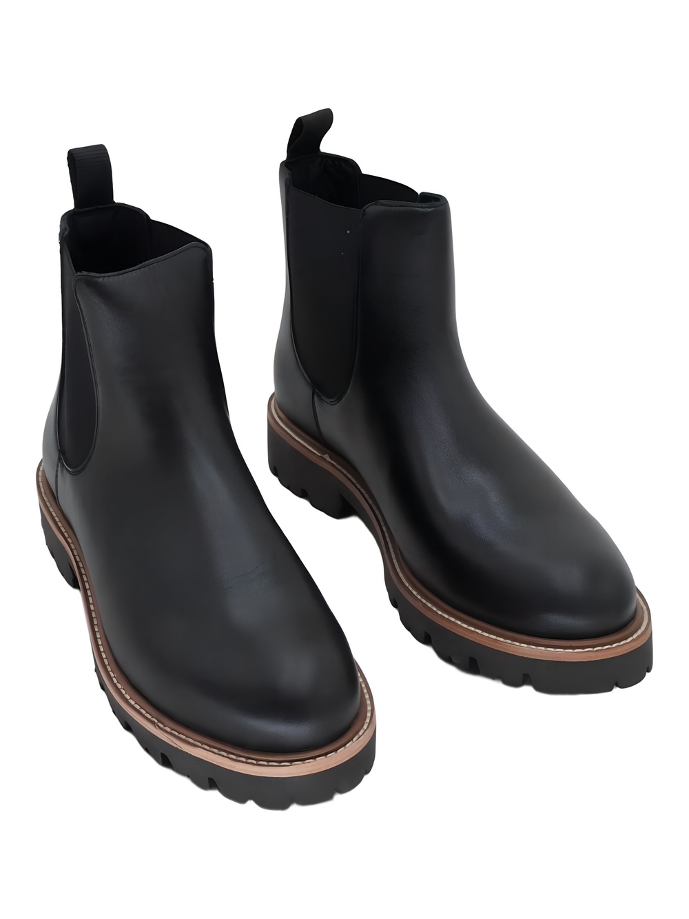 Nisolo Go-To Lug Chelsea Boot Black Size 9M